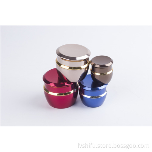 Easy Cleaning Anodized Aluminum Cream Bottle